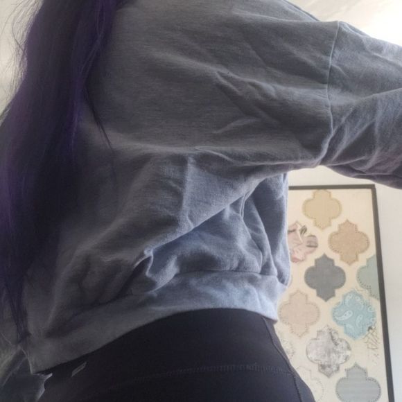 American Apparel Cropped warm grey sweater - Picture 3 of 6